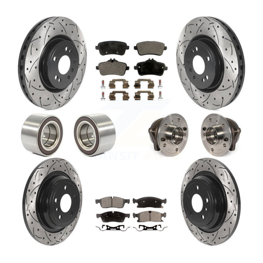 [Avant + Arrière] Kit d'ensemble roulement de roue et moyeu pour Mercedes-Benz ML350 GLE350 ML250 GLE300d KBB-116053