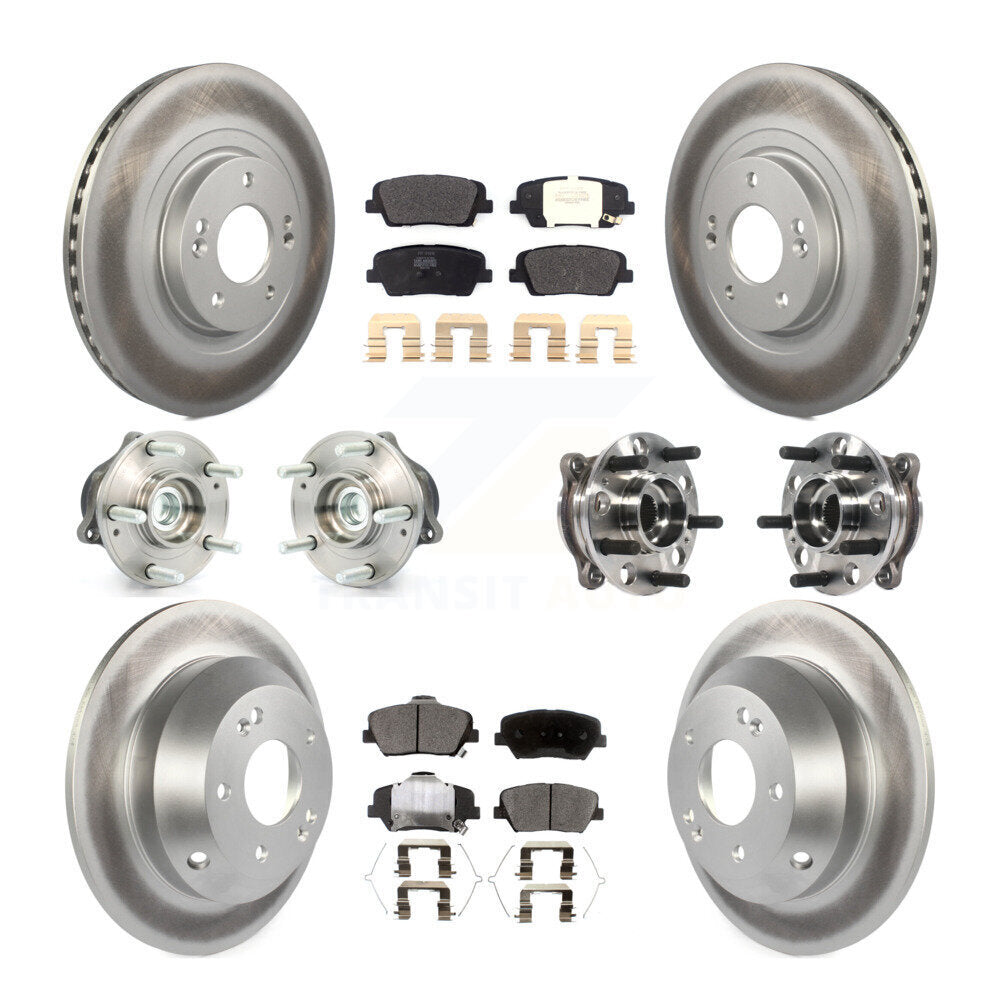 [Avant + Arrière] Kit d'ensemble roulement de roue et moyeu pour 2017-2018 Hyundai Santa Fe Sport FWD KBB-116060