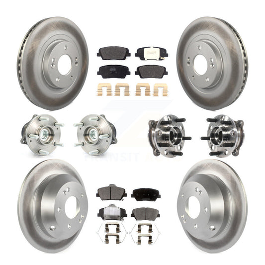 [Avant + Arrière] Kit d'ensemble roulement de roue et moyeu pour 2017-2018 Hyundai Santa Fe Sport FWD KBB-116060