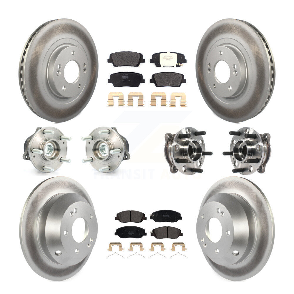 [Avant + Arrière] Kit d'ensemble roulement de roue et moyeu pour Hyundai Santa Fe XL FWD KBB-116061