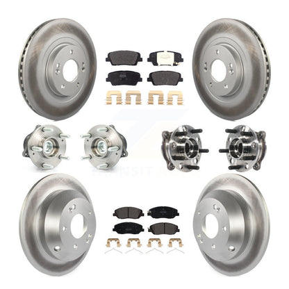 [Avant + Arrière] Kit d'ensemble roulement de roue et moyeu pour Hyundai Santa Fe XL FWD KBB-116061