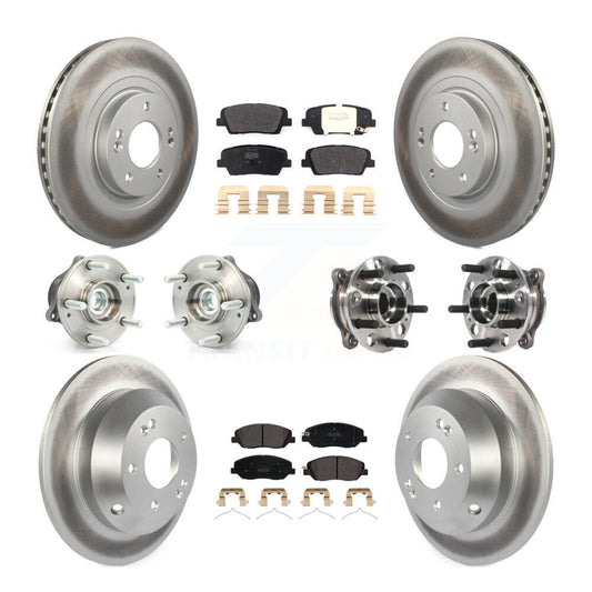 [Avant + Arrière] Kit d'ensemble roulement de roue et moyeu pour Hyundai Santa Fe XL FWD KBB-116061