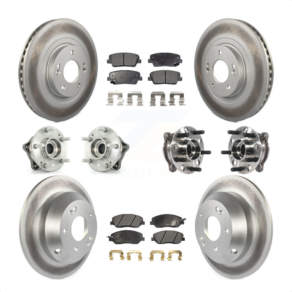 [Avant + Arrière] Kit d'ensemble roulement de roue et moyeu pour Hyundai Santa Fe XL AWD avec 3.3L KBB-116067 par Transit Auto