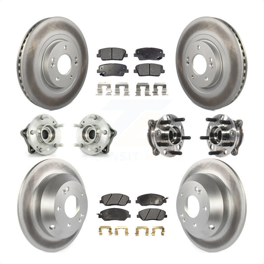[Avant + Arrière] Kit d'ensemble roulement de roue et moyeu pour Hyundai Santa Fe XL AWD avec 3.3L KBB-116067 par Transit Auto