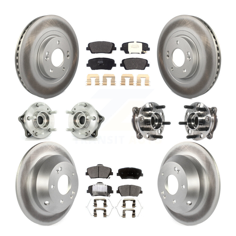 [Avant + Arrière] Kit d'ensemble roulement de roue et moyeu pour 2017-2018 Hyundai Santa Fe Sport AWD KBB-116069