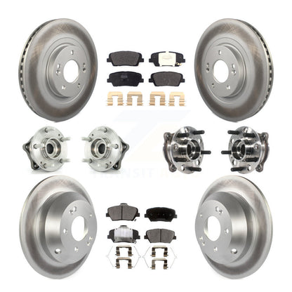 [Avant + Arrière] Kit d'ensemble roulement de roue et moyeu pour 2017-2018 Hyundai Santa Fe Sport AWD KBB-116069
