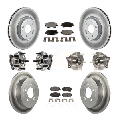[Avant + Arrière] Kit d'ensemble roulement de roue et moyeu pour 2017-2021 Kia Sportage AWD avec Turbocharged avec Manual Parking KBB-116071