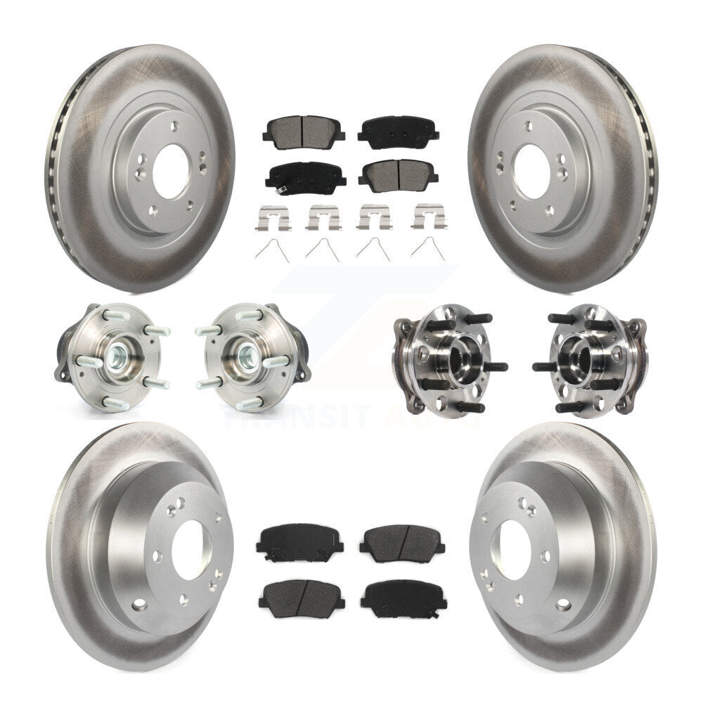 [Avant + Arrière] Kit d'ensemble roulement de roue et moyeu pour 2017-2018 Hyundai Santa Fe Sport FWD KBB-116090