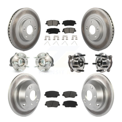 [Avant + Arrière] Kit d'ensemble roulement de roue et moyeu pour 2017-2018 Hyundai Santa Fe Sport FWD KBB-116090