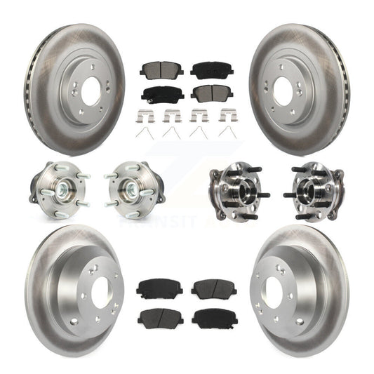 [Avant + Arrière] Kit d'ensemble roulement de roue et moyeu pour 2017-2018 Hyundai Santa Fe Sport FWD KBB-116090