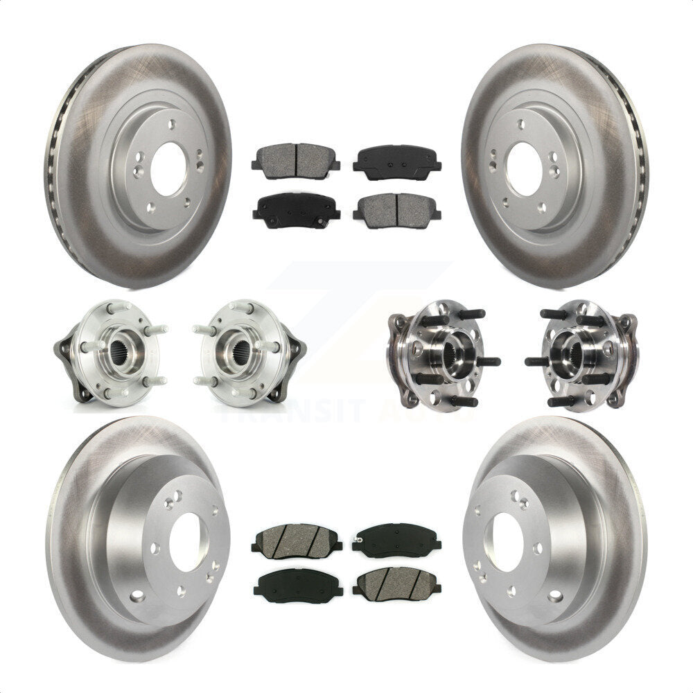 [Avant + Arrière] Kit d'ensemble roulement de roue et moyeu pour Hyundai Santa Fe XL AWD avec 3.3L KBB-116098 par Transit Auto