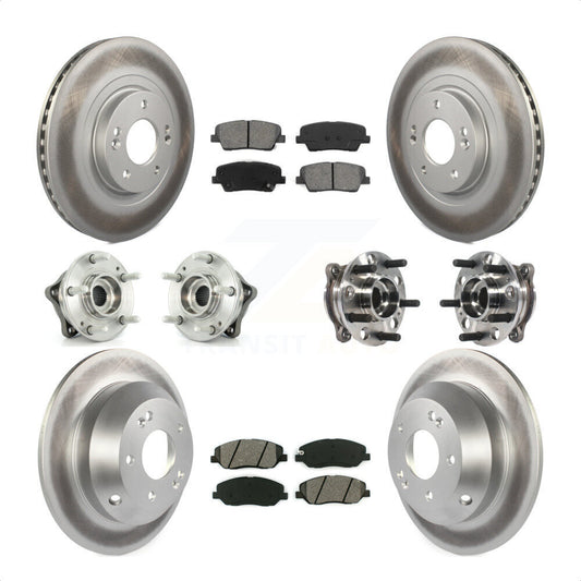 [Avant + Arrière] Kit d'ensemble roulement de roue et moyeu pour Hyundai Santa Fe XL AWD avec 3.3L KBB-116098 par Transit Auto