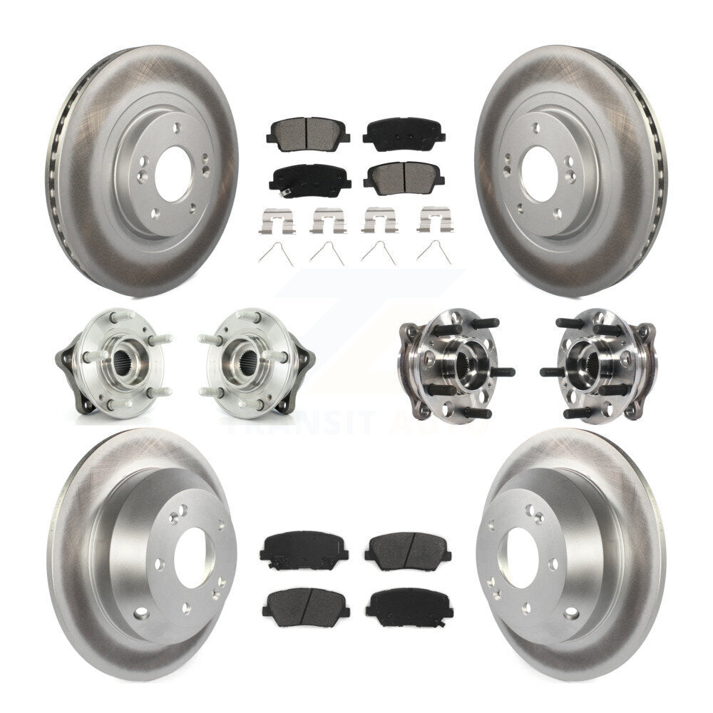 [Avant + Arrière] Kit d'ensemble roulement de roue et moyeu pour 2017-2018 Hyundai Santa Fe Sport AWD KBB-116100