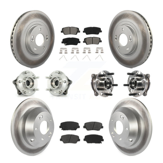 [Avant + Arrière] Kit d'ensemble roulement de roue et moyeu pour 2017-2018 Hyundai Santa Fe Sport AWD KBB-116100