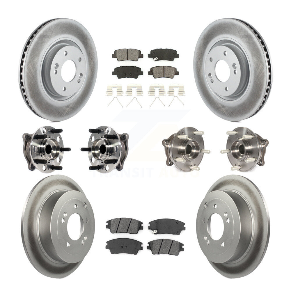 [Avant + Arrière] Kit d'ensemble roulement de roue et moyeu pour 2017-2021 Kia Sportage AWD avec Turbocharged avec Manual Parking KBB-116102