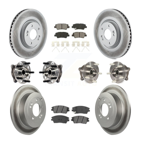 [Avant + Arrière] Kit d'ensemble roulement de roue et moyeu pour 2017-2021 Kia Sportage AWD avec Turbocharged avec Manual Parking KBB-116102