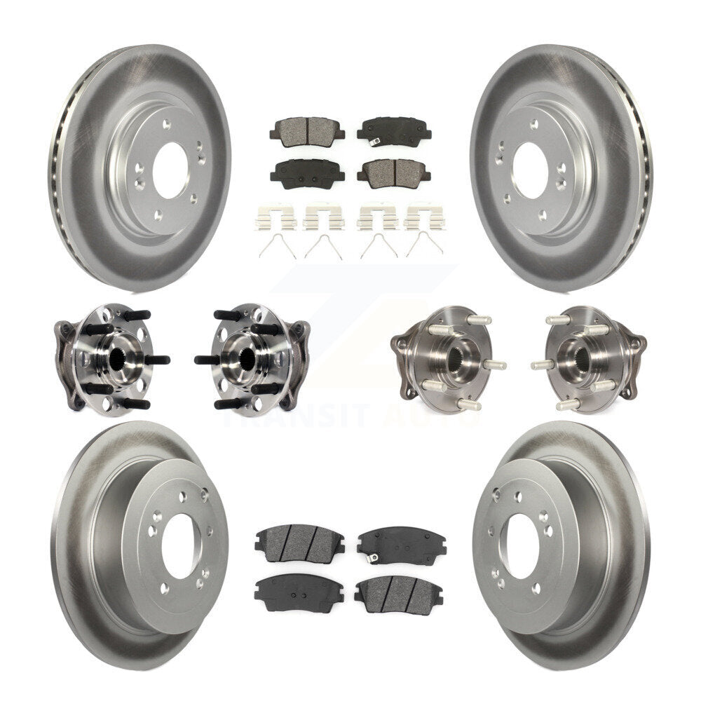 [Avant + Arrière] Kit d'ensemble roulement de roue et moyeu pour Hyundai Tucson Kia Sportage KBB-116103
