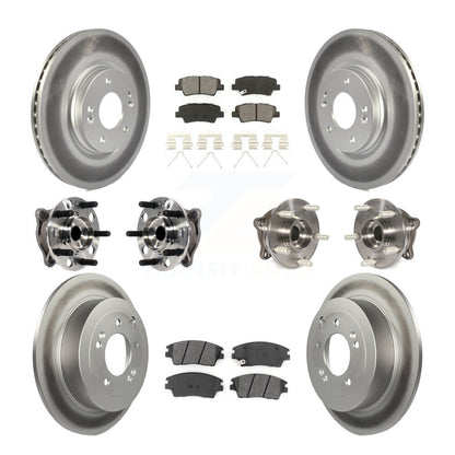 [Avant + Arrière] Kit d'ensemble roulement de roue et moyeu pour Hyundai Tucson Kia Sportage KBB-116103