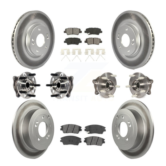 [Avant + Arrière] Kit d'ensemble roulement de roue et moyeu pour Hyundai Tucson Kia Sportage KBB-116103