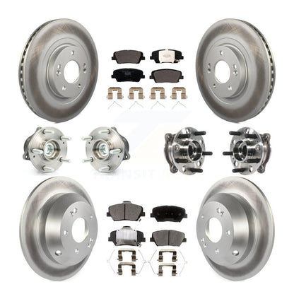 [Avant + Arrière] Kit d'ensemble roulement de roue et moyeu pour 2017-2018 Hyundai Santa Fe Sport FWD KBB-116120