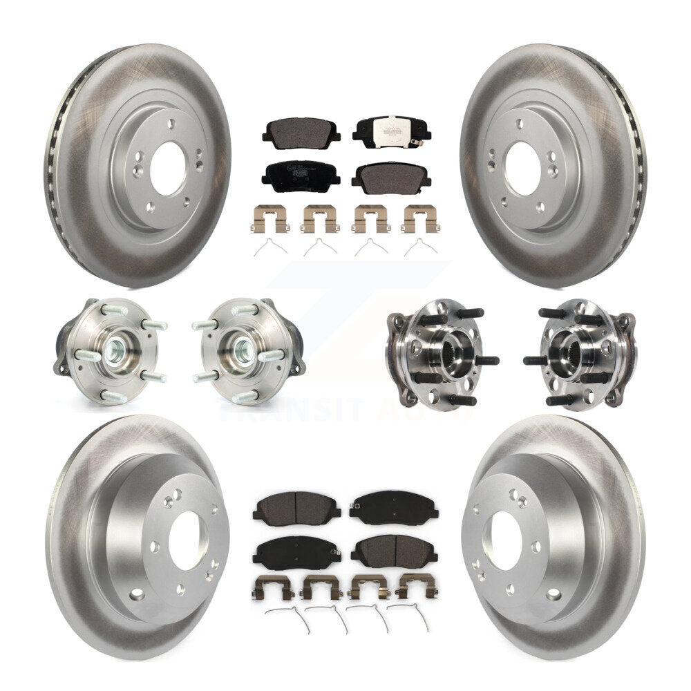 [Avant + Arrière] Kit d'ensemble roulement de roue et moyeu pour Hyundai Santa Fe XL FWD KBB-116121