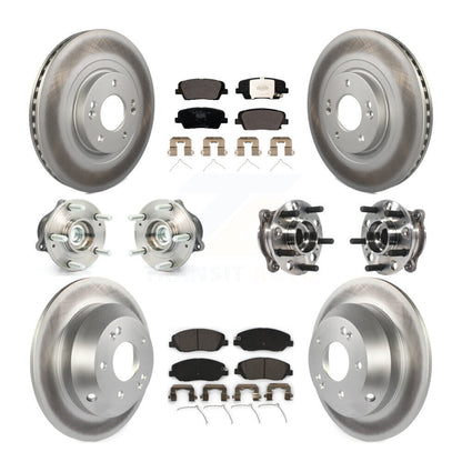 [Avant + Arrière] Kit d'ensemble roulement de roue et moyeu pour Hyundai Santa Fe XL FWD KBB-116121
