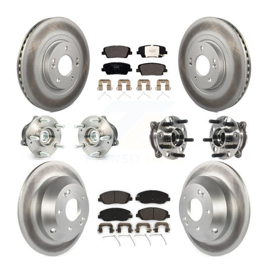 [Avant + Arrière] Kit d'ensemble roulement de roue et moyeu pour Hyundai Santa Fe XL FWD KBB-116121
