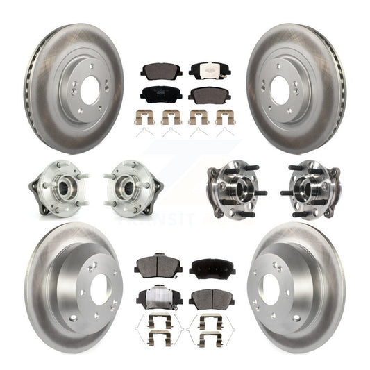 [Avant + Arrière] Kit d'ensemble roulement de roue et moyeu pour 2017-2018 Hyundai Santa Fe Sport AWD KBB-116130