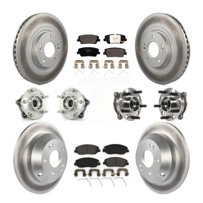 [Avant + Arrière] Kit d'ensemble roulement de roue et moyeu pour Hyundai Santa Fe XL AWD KBB-116131