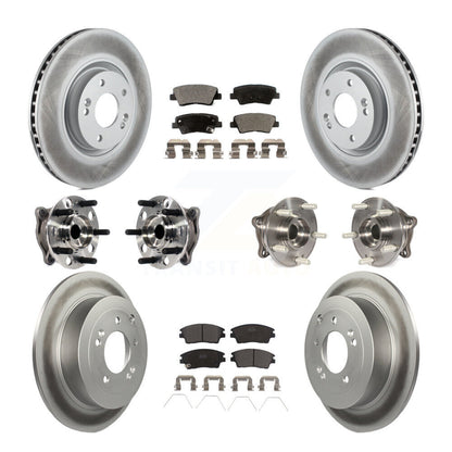 [Avant + Arrière] Kit d'ensemble roulement de roue et moyeu pour 2017-2021 Kia Sportage AWD avec Turbocharged avec Manual Parking KBB-116132
