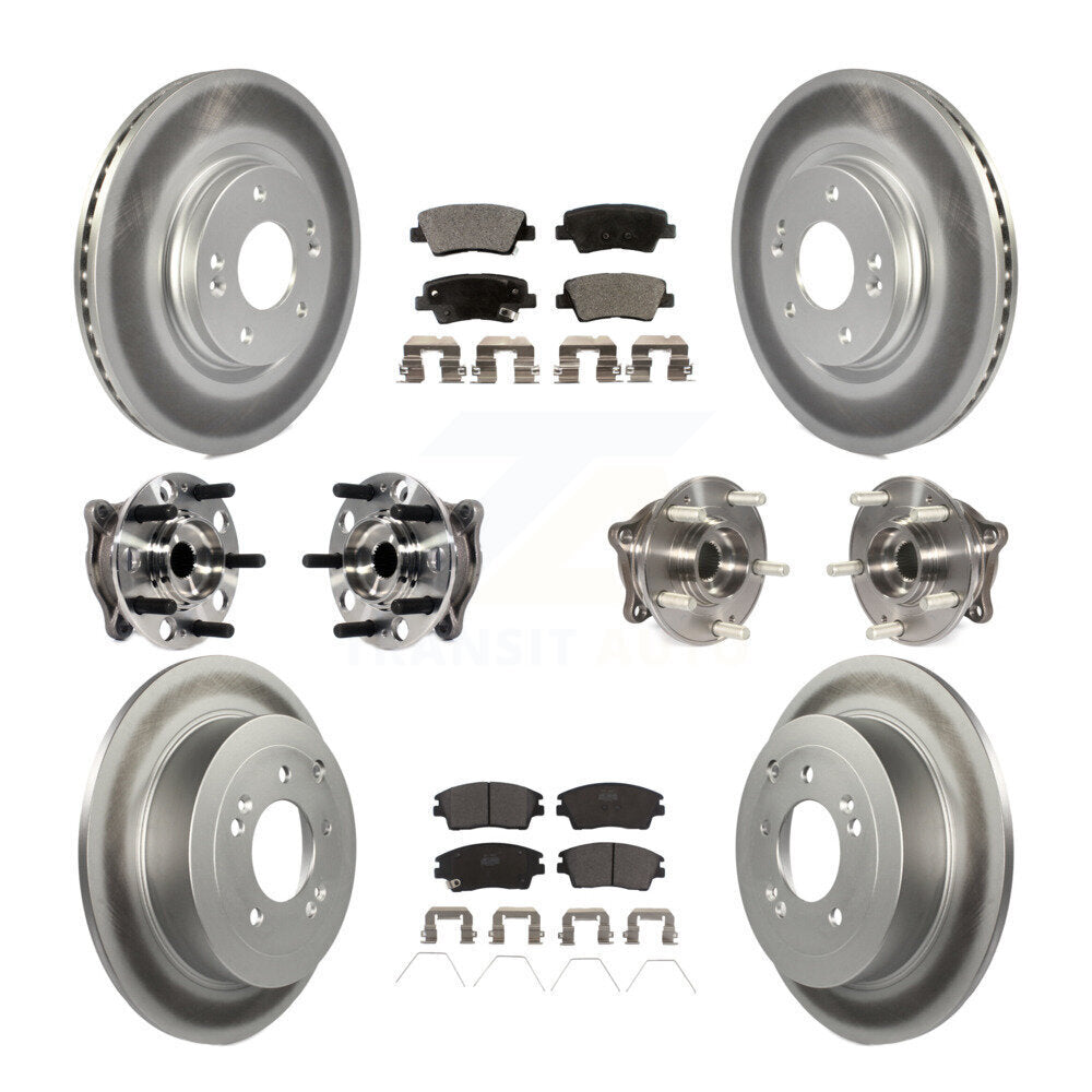 [Avant + Arrière] Kit d'ensemble roulement de roue et moyeu pour Hyundai Tucson Kia Sportage KBB-116133