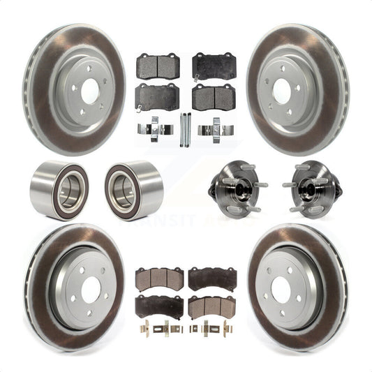 [Avant + Arrière] Kit d'ensemble roulement de roue et moyeu pour Jeep Grand Cherokee Dodge Durango KBB-116148 par Transit Auto