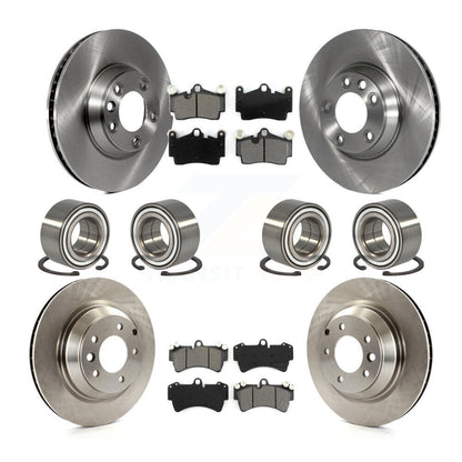 [Avant + Arrière] Kit de Roulement de roue pour 2011-2012 Audi Q7 avec 358mm Diameter Rotor KBB-116177