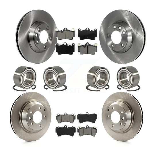 [Avant + Arrière] Kit de Roulement de roue pour 2011-2012 Audi Q7 avec 358mm Diameter Rotor KBB-116177