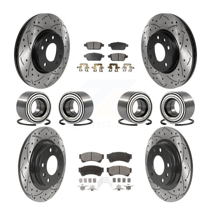[Avant + Arrière] Kit de Roulement de roue pour Ford Fusion Lincoln MKZ Mercury Milan KBB-116180