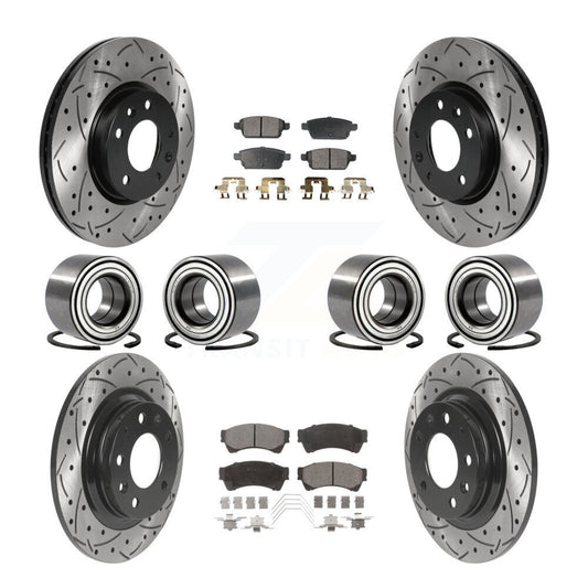 [Avant + Arrière] Kit de Roulement de roue pour Ford Fusion Lincoln MKZ Mercury Milan KBB-116180