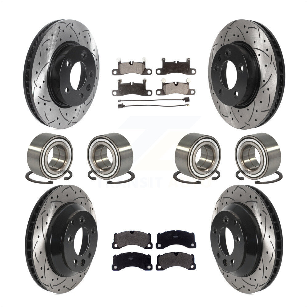 [Avant + Arrière] Kit de Roulement de roue pour 2016-2017 Volkswagen Touareg KBB-116185 par Transit Auto