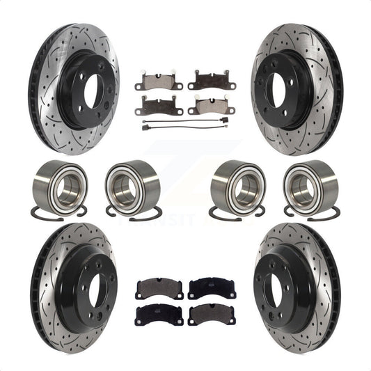 [Avant + Arrière] Kit de Roulement de roue pour 2016-2017 Volkswagen Touareg KBB-116185 par Transit Auto