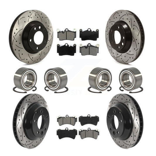 [Avant + Arrière] Kit de Roulement de roue pour Audi Q7 Volkswagen Touareg KBB-116187