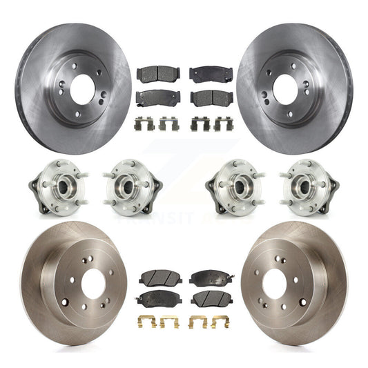 [Avant + Arrière] Kit d'ensemble roulement de roue et moyeu pour 2007-2009 Hyundai Santa Fe AWD KBB-116217