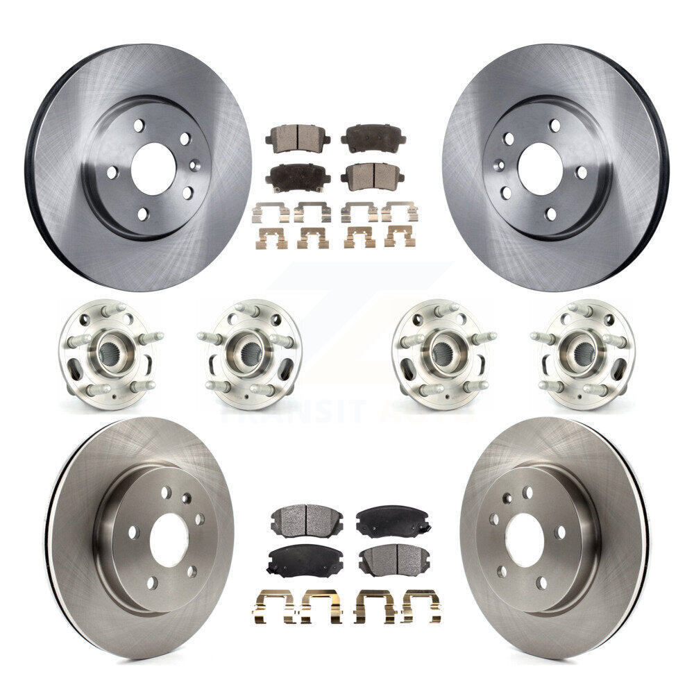 [Avant + Arrière] Kit d'ensemble roulement de roue et moyeu pour Chevrolet Malibu Impala Buick LaCrosse KBB-116228