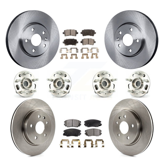 [Avant + Arrière] Kit d'ensemble roulement de roue et moyeu pour Chevrolet Malibu Impala Buick LaCrosse KBB-116228