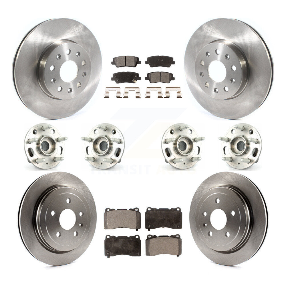 [Avant + Arrière] Kit d'ensemble roulement de roue et moyeu pour Cadillac CTS avec 17" Factory Wheels KBB-116229