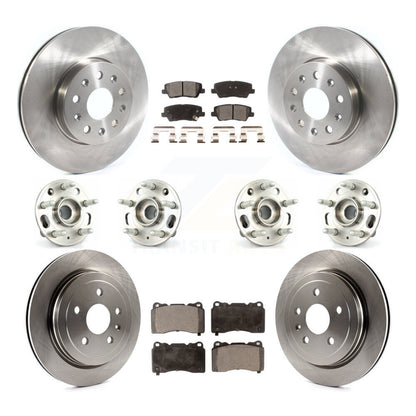 [Avant + Arrière] Kit d'ensemble roulement de roue et moyeu pour Cadillac CTS avec 17" Factory Wheels KBB-116229