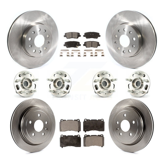 [Avant + Arrière] Kit d'ensemble roulement de roue et moyeu pour Cadillac CTS avec 17" Factory Wheels KBB-116229