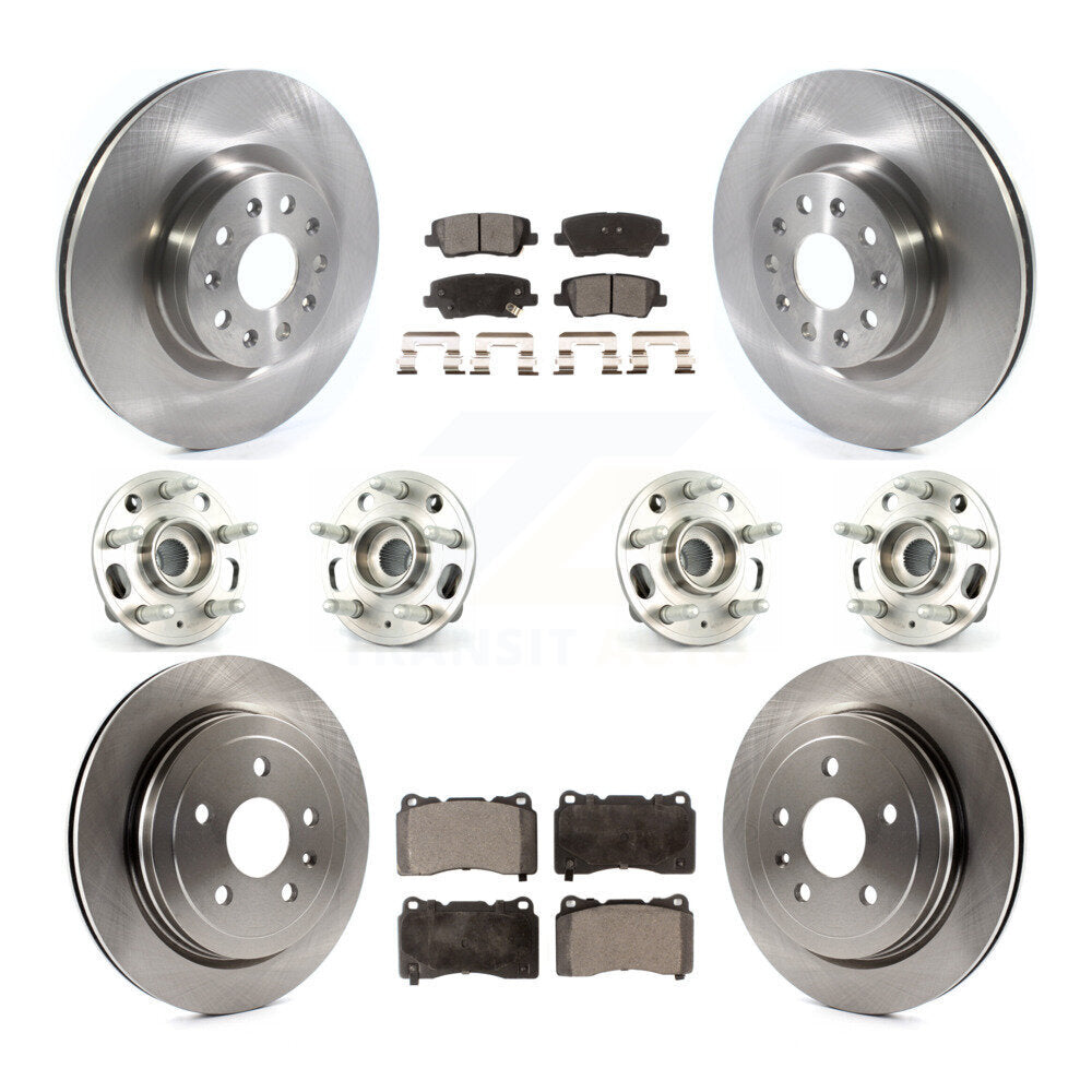 [Avant + Arrière] Kit d'ensemble roulement de roue et moyeu pour Cadillac CTS avec 18" Factory Wheels KBB-116230