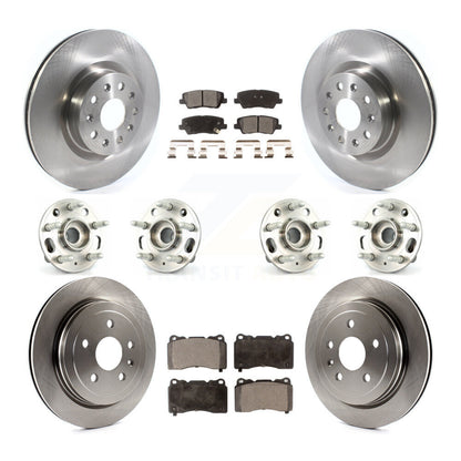 [Avant + Arrière] Kit d'ensemble roulement de roue et moyeu pour Cadillac CTS avec 18" Factory Wheels KBB-116230