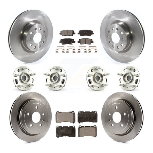 [Avant + Arrière] Kit d'ensemble roulement de roue et moyeu pour Cadillac CTS avec 18" Factory Wheels KBB-116230