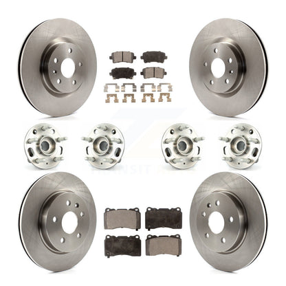 [Avant + Arrière] Kit d'ensemble roulement de roue et moyeu pour Cadillac XTS sans Heavy Duty Brakes KBB-116232