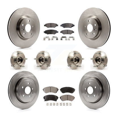 [Avant + Arrière] Kit d'ensemble roulement de roue et moyeu pour Cadillac CTS avec Heavy Duty Brakes KBB-116250